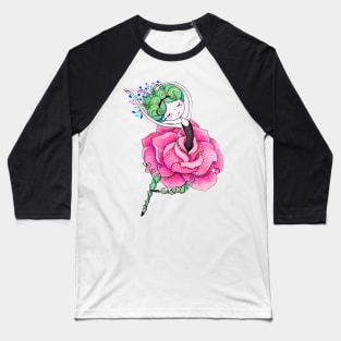 Dance Rose Baseball T-Shirt